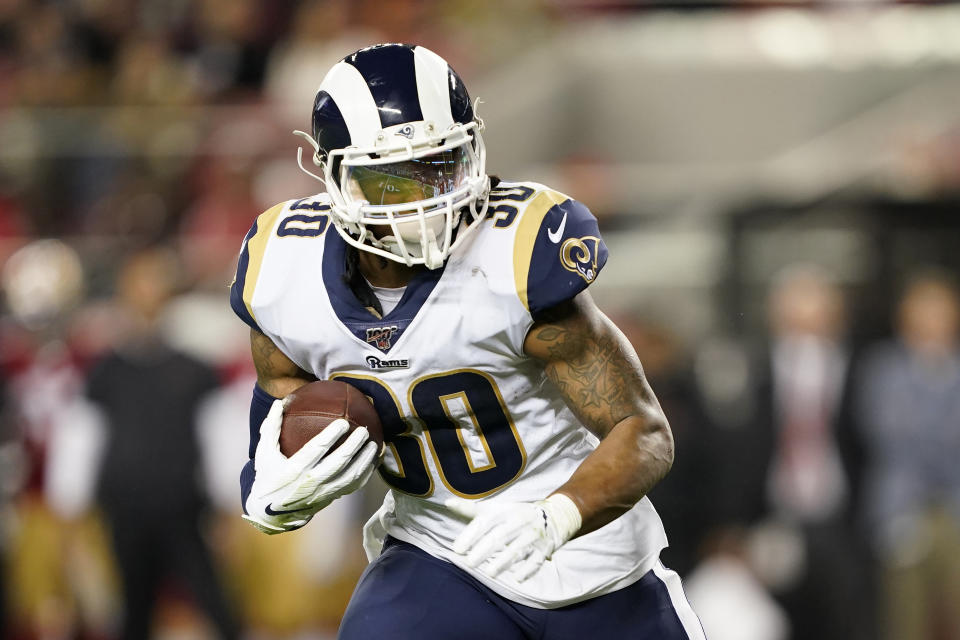 Todd Gurley is signing a one-year deal with the Falcons. (Tony Avelar/AP)