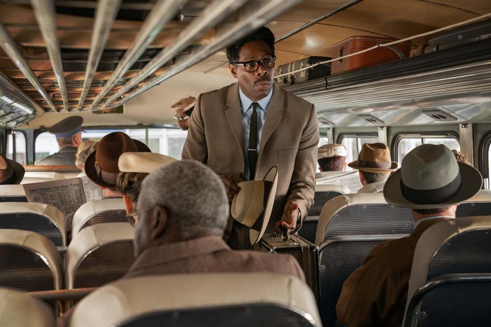 Colman Domingo as Bayard Rustin.