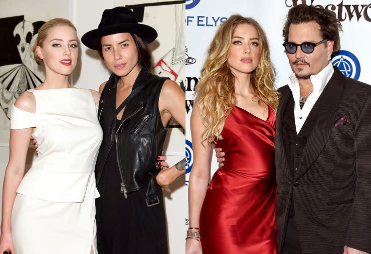 Amber Heard went from Tasya van Ree to Johnny Depp. (Photo: Getty Images)