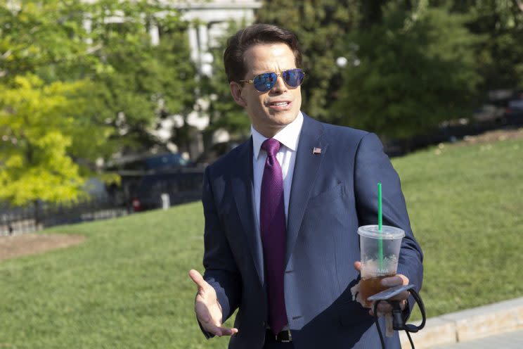 Anthony Scaramucci lasted just 250 hours (Rex)