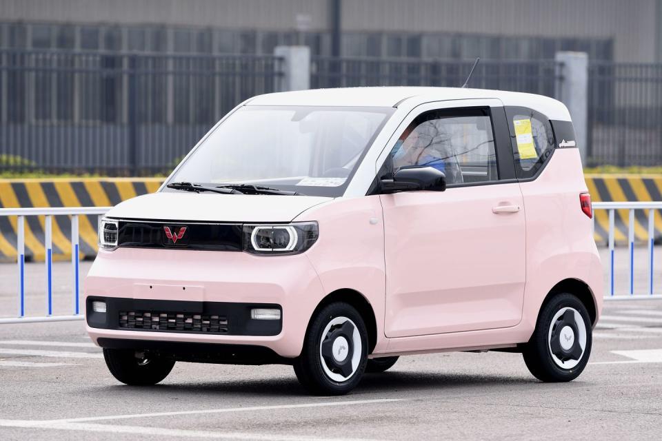 wuling hongguang mini ev manufacturing in qingdao