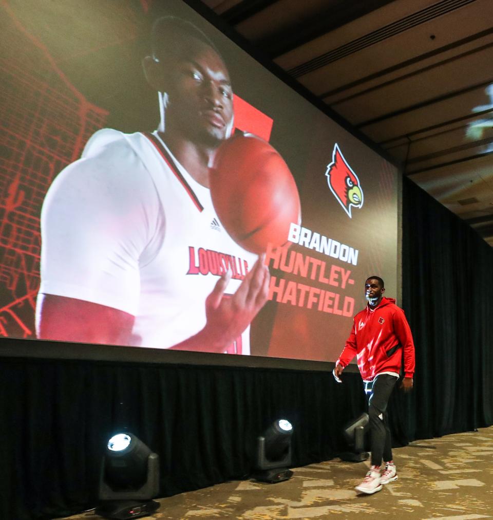 Louisville’s Brandon Huntley-Hatfield is one of coach Kenny Payne's most experienced players.