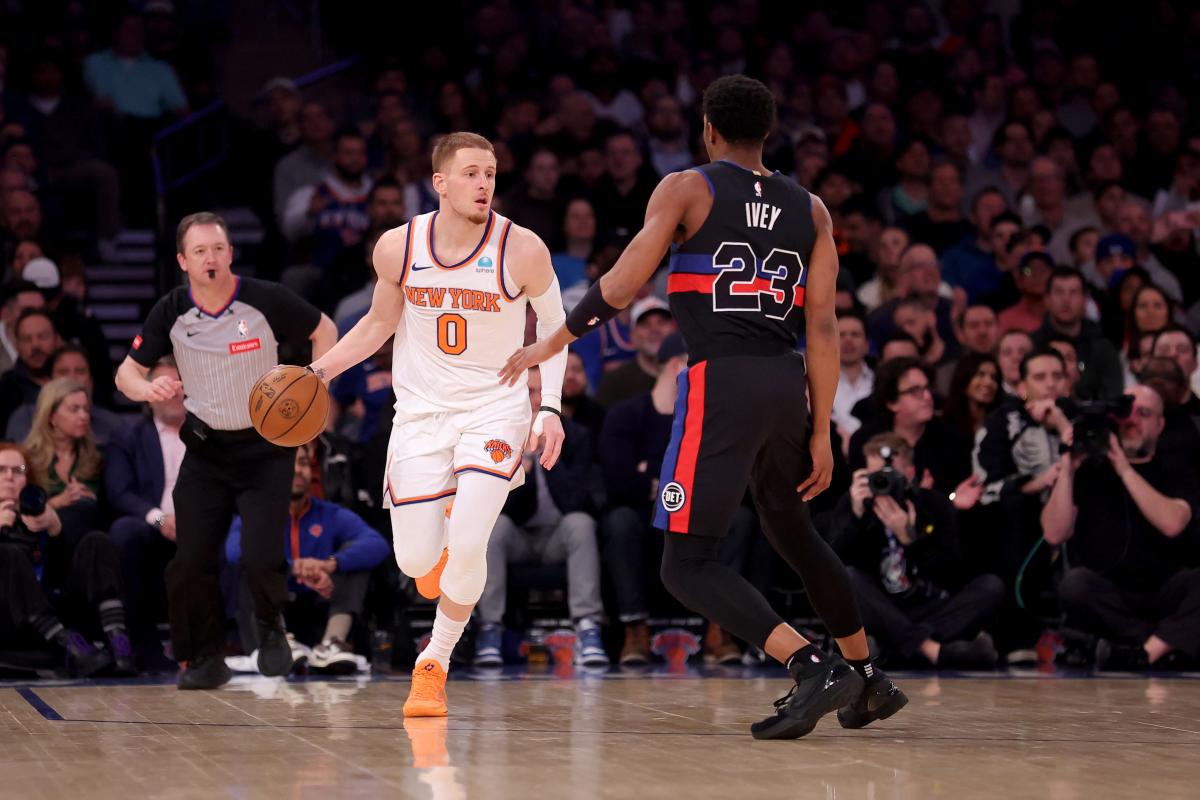 New York Knicks celebrate: Jalen Brunson's injury not as severe as first  thought