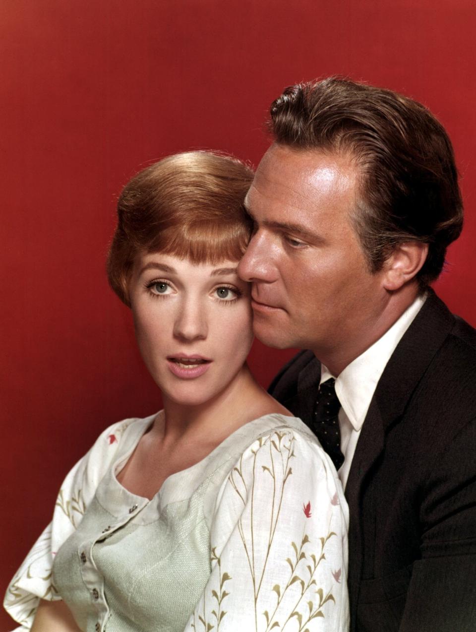 With his Sound of Music co-star Julie Andrews: he described working with her as like 'being hit over the head daily with a Hallmark greetings card' - 20th C  Fox/Everett/Rex Features