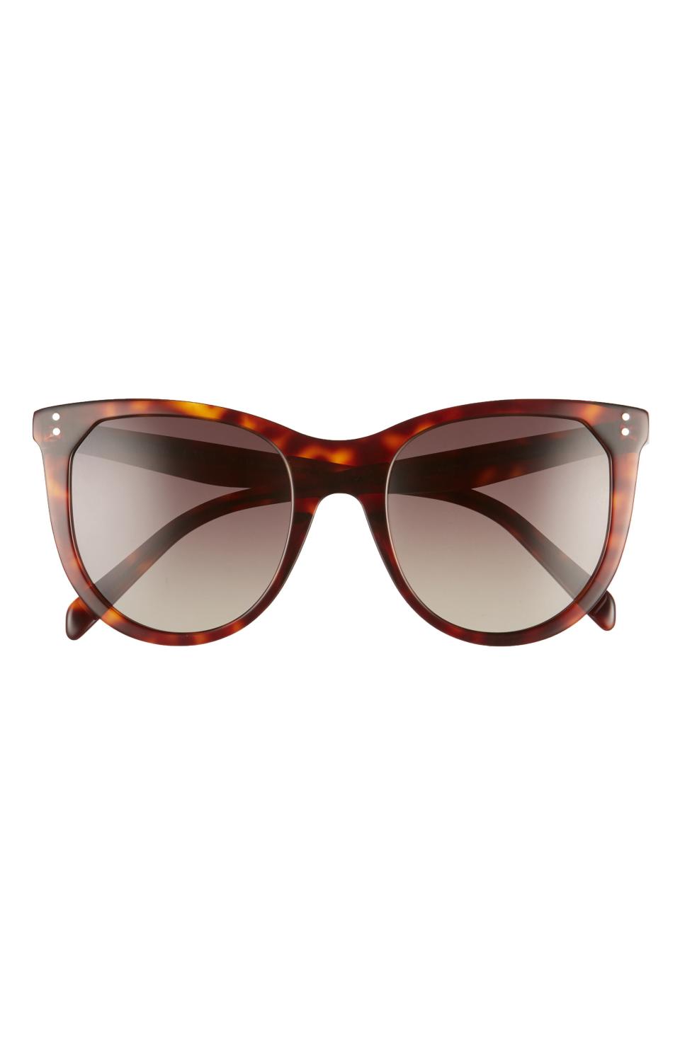 21) CELINE 53mm Gradient Cat Eye Sunglasses