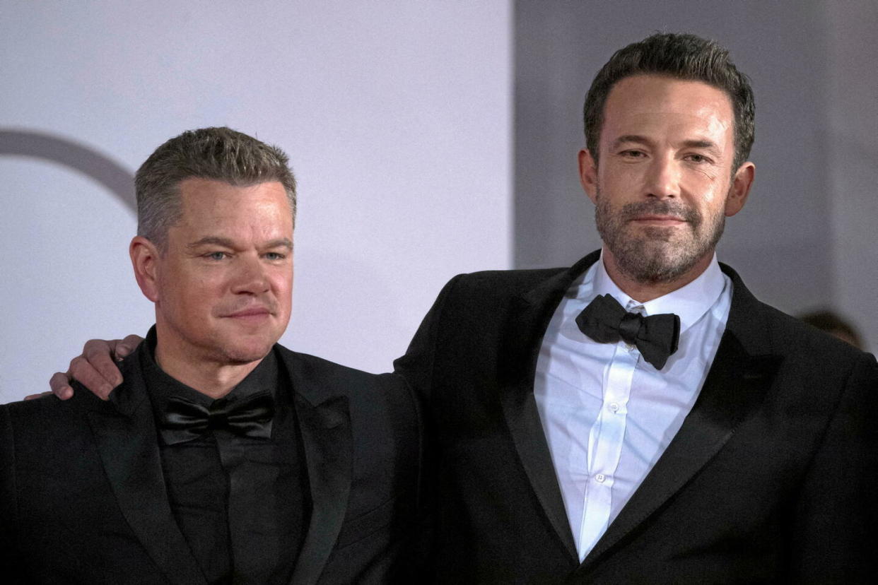 Matt Damon et Ben Affleck (ici en 2021) sont très amis depuis l'adolescence.  - Credit:Marechal Aurore / Marechal Aurore/ABACA