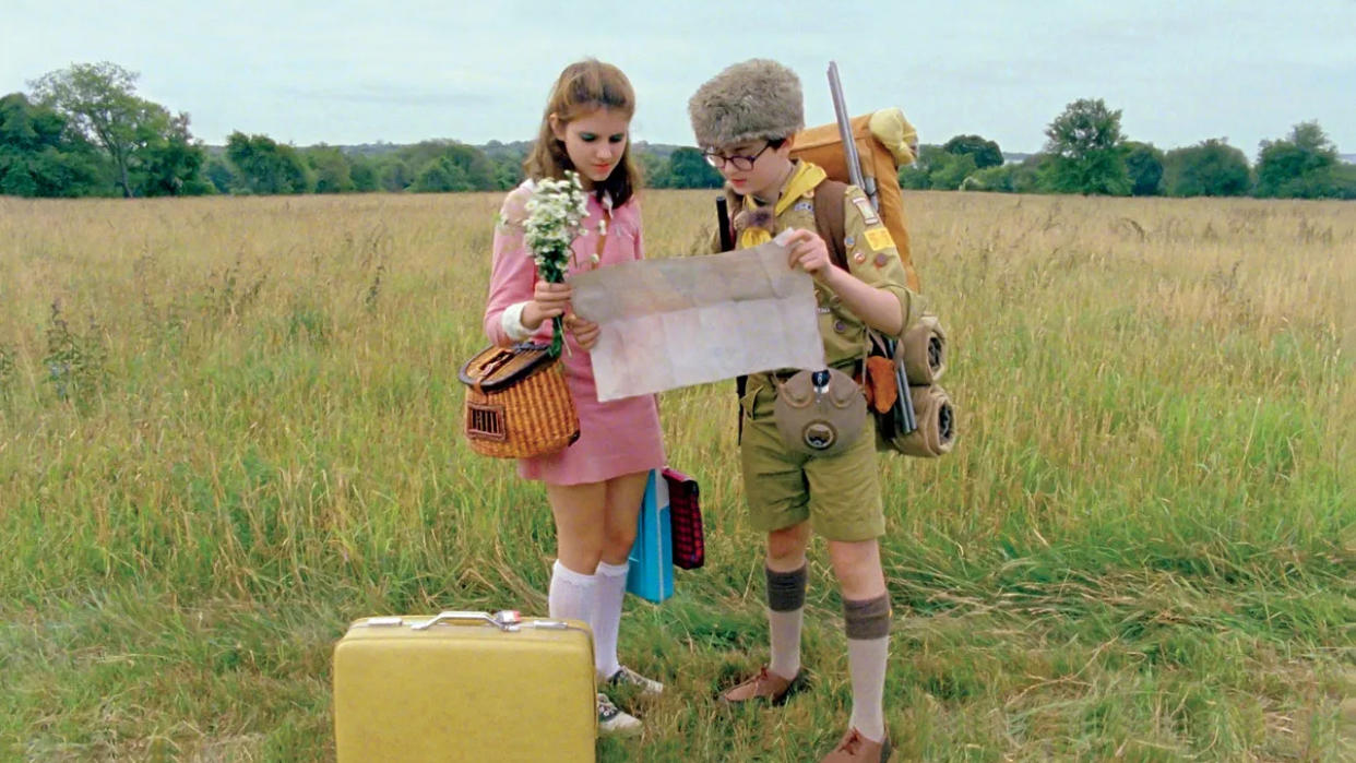  Kara Hayward and Jared Gilman in Moonrise Kingdom 