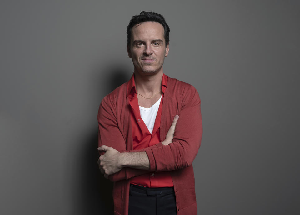 Andrew Scott poses for a portrait to promote the film "All of Us Strangers" on Tuesday, Nov. 28, 2023, in New York. (Photo by Christopher Smith/Invision/AP)