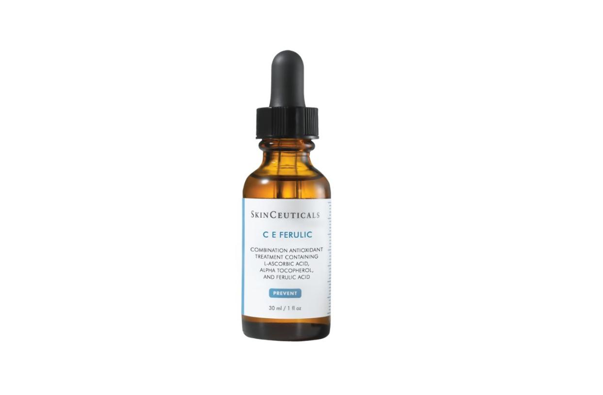 Krishna also recommended vitamin C because &ldquo;it is a potent antioxidant that absorbs free radicals from ultraviolet damage, pollution and general skin wear and tear. It also assists in collagen production and improves fine lines.&rdquo; She personally uses SkinCeuticals C E Ferulic Serum. &lt;br&gt;&lt;br&gt;<strong>Find it for $166 on </strong><a href="https://www.dermstore.com/product_C+E+Ferulic_5230.htm"><strong>Dermstore</strong></a><strong>.</strong>