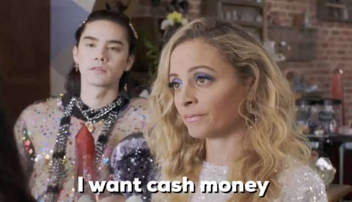 "I want cash money"