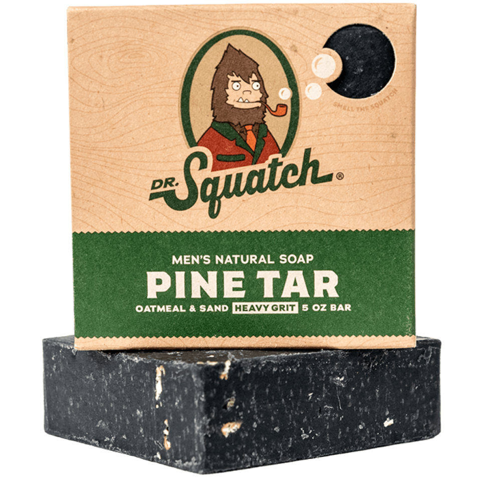 Dr. Squatch Pine Tar Soap, best natural soaps for sensitive skin