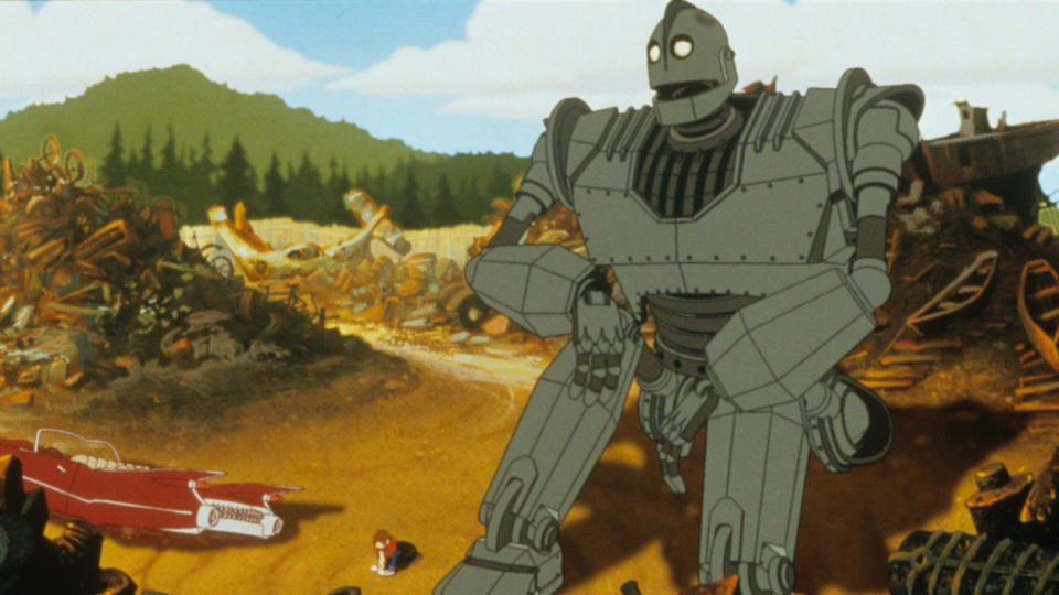 Vin Diesel voices the title character in beloved animation 'The Iron Giant'. (Warner Bros)