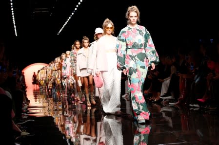 Emporio Armani Spring/Summer 2020 collection during fashion week in Milan