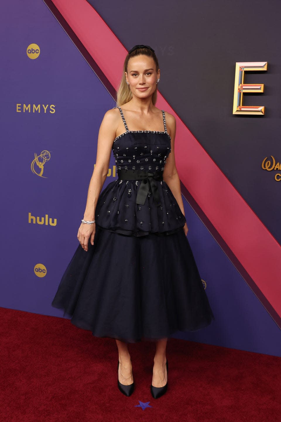 Brie Larson Channels the ’60s in a Custom Chanel Midi Dress at the 2024