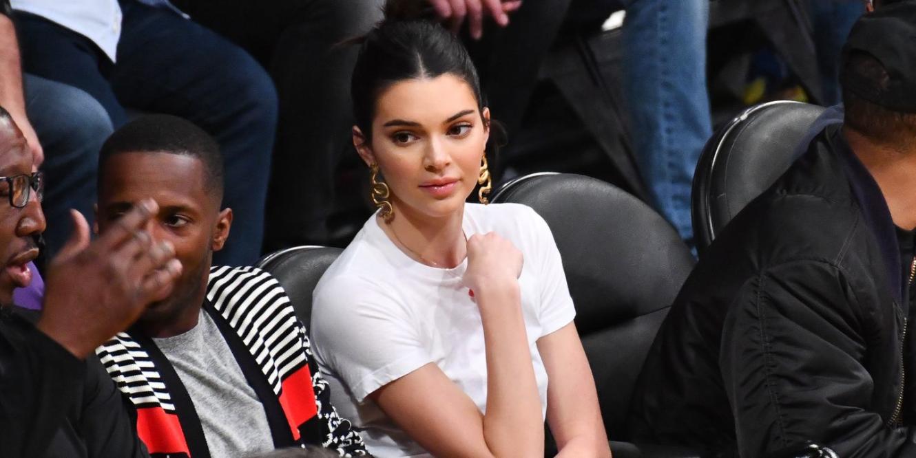 Kendall Jenner Mini Louis Vuitton Bag at Basketball Game