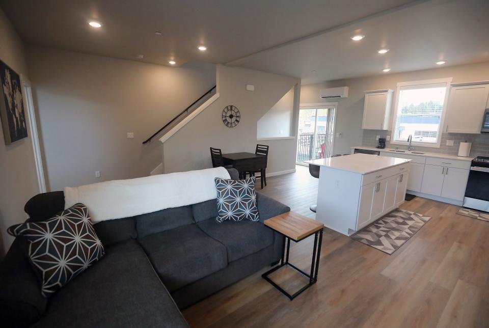 A furnished townhome at Mills Crossing in Bremerton Nov. 1.