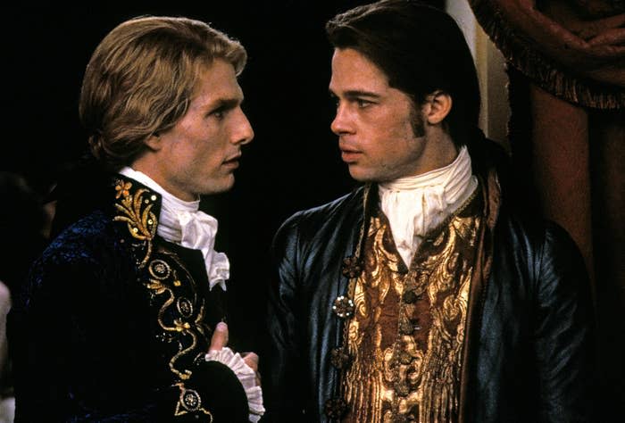 Tom Cruise and Brad Pitt in Interview with the Vampire