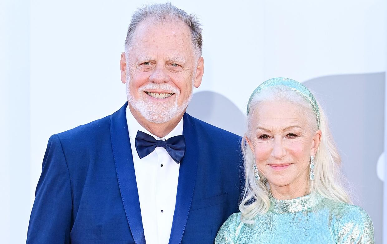 Helen Mirren and her husband Taylor Hackford at this year’s Venice Film Festival - Getty Imagesa
