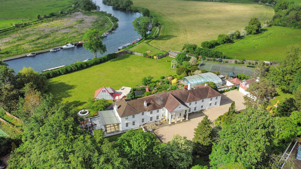 Uri Geller's country pad in Sonning, Berkshire. 