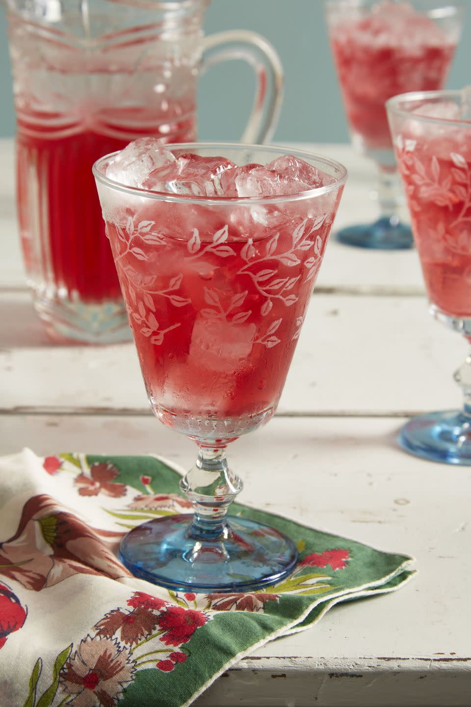 <p>This bold flavored mixer makes an excellent mocktail for precocious young'uns and guests who abstain. And you can always dress it up with a bit of junipery gin.</p><p><strong><a href="https://www.countryliving.com/food-drinks/a38094195/cranberry-ginger-shrub-recipe/" rel="nofollow noopener" target="_blank" data-ylk="slk:Get the recipe for Cranberry-Ginger Shrub;elm:context_link;itc:0;sec:content-canvas" class="link ">Get the recipe for Cranberry-Ginger Shrub</a>.</strong></p>