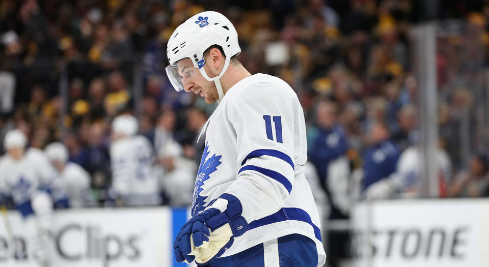 Hyman underwent surgery days after the Leafs were eliminated from the playoffs. (Photo by Maddie Meyer/Getty Images)