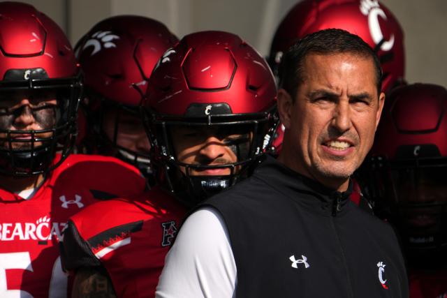 Luke Fickell introduced in Wisconsin, Cincinnati to conduct national search  for next coach