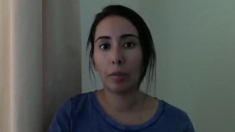 La princesa Latifa en el video de marzo de 2018.