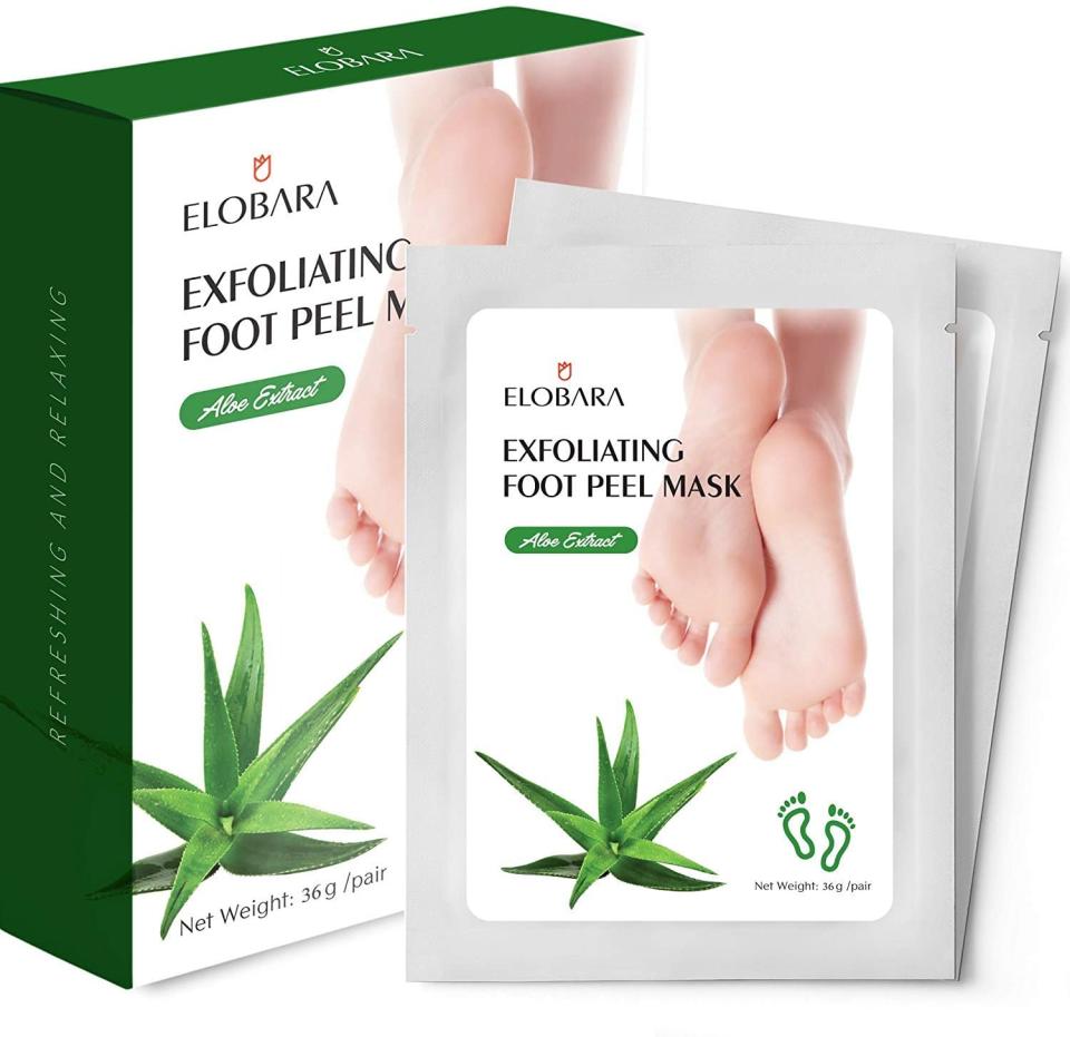 Elobara Foot Peel Mask- Amazon. 