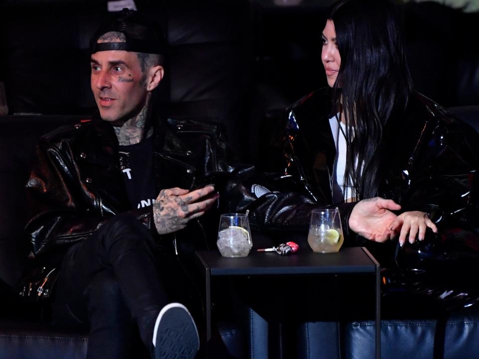 travis barker and kourtney kardashian