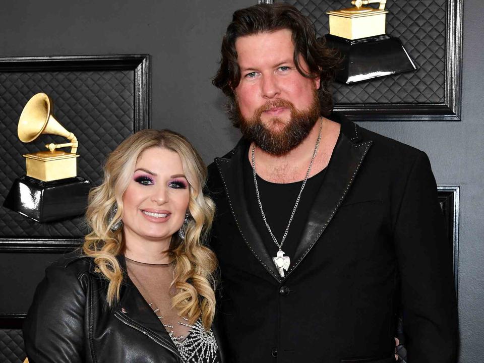 <p>Amy Sussman/Getty</p> Crystal Williams and Zach Williams attends the 62nd Annual GRAMMY Awards in January 2020 in Los Angeles, California 