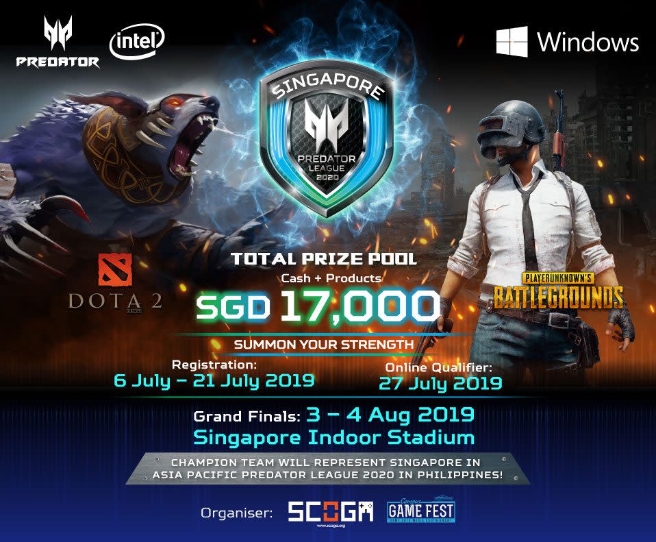 Acer Predator League 2019 Singapore qualifiers