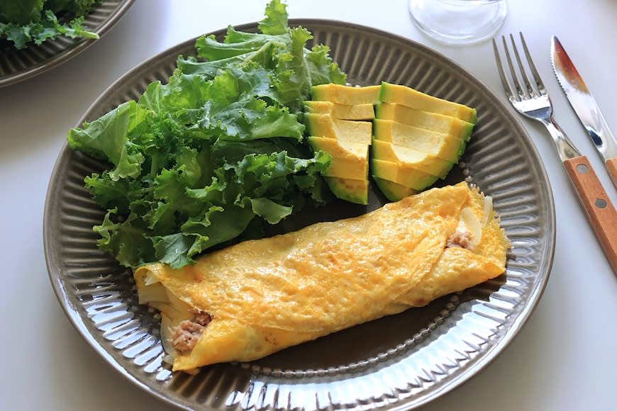 食譜｜鮪魚洋蔥起司蛋捲