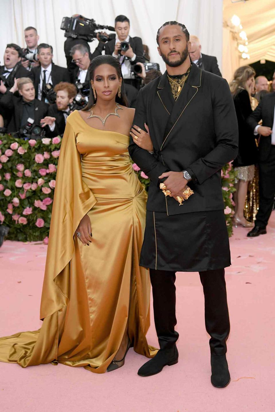 Nessa and Colin Kaepernick attend The 2019 Met Gala Celebrating Camp: Notes on Fashion at Metropolitan Museum of Art on May 06, 2019 in New York City