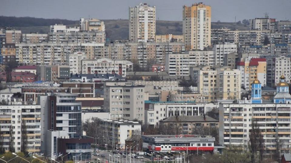Vista general de la ciudad rusa de Belgorod en 2019