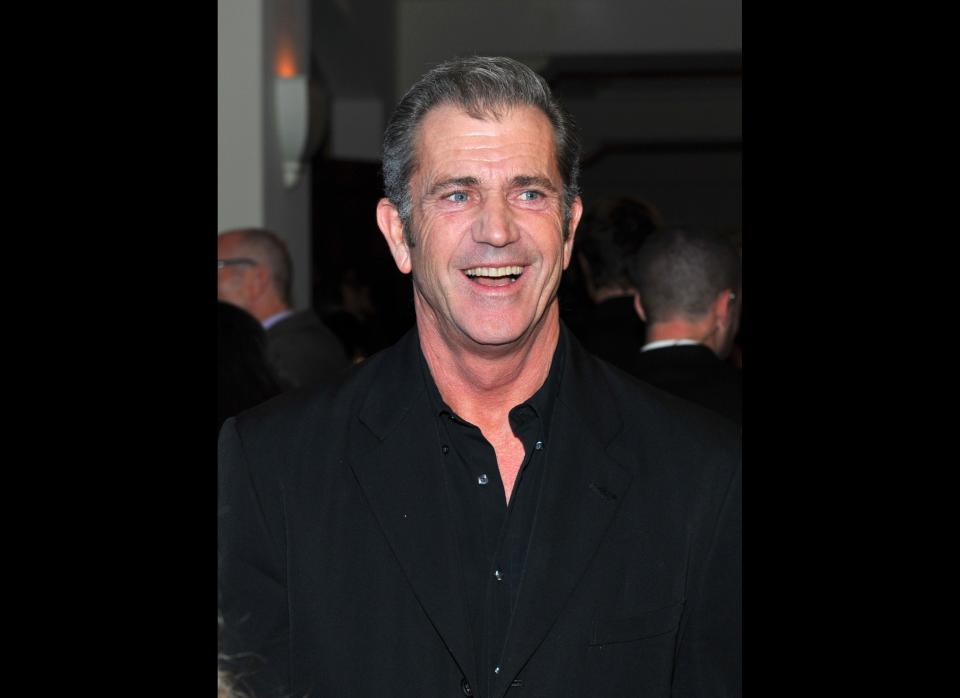 LOS ANGELES, CA - JANUARY 14:  Actor Mel Gibson arrives at the Cinema For Peace event benefitting J/P Haitian Relief Organization in Los Angeles held at Montage Hotel on January 14, 2012 in Los Angeles, California.  (Photo by Alberto E. Rodriguez/Getty Images For J/P Haitian Relief Organization and Cinema For Peace)