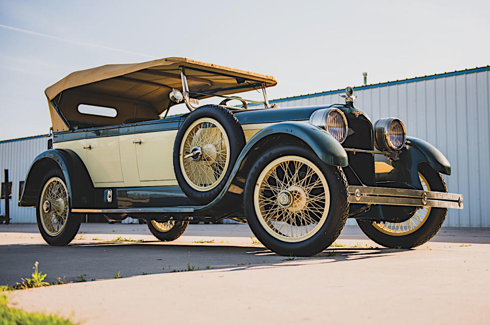 <p>Originally known simply as the Straight Eight, what is now known as the Model A was America’s first car with an engine of this type. The <strong>4.3-litre</strong> unit had an <strong>overhead camshaft</strong> driving two valves per cylinder, but Duesenberg went well beyond this with the <strong>7.0-litre</strong> eight it devised for the later Model J, which had two cams and four valves per cylinder.</p><p>Eclipsed by its successor, the Model A was nevertheless highly esteemed in its day as a fast luxury car.</p>