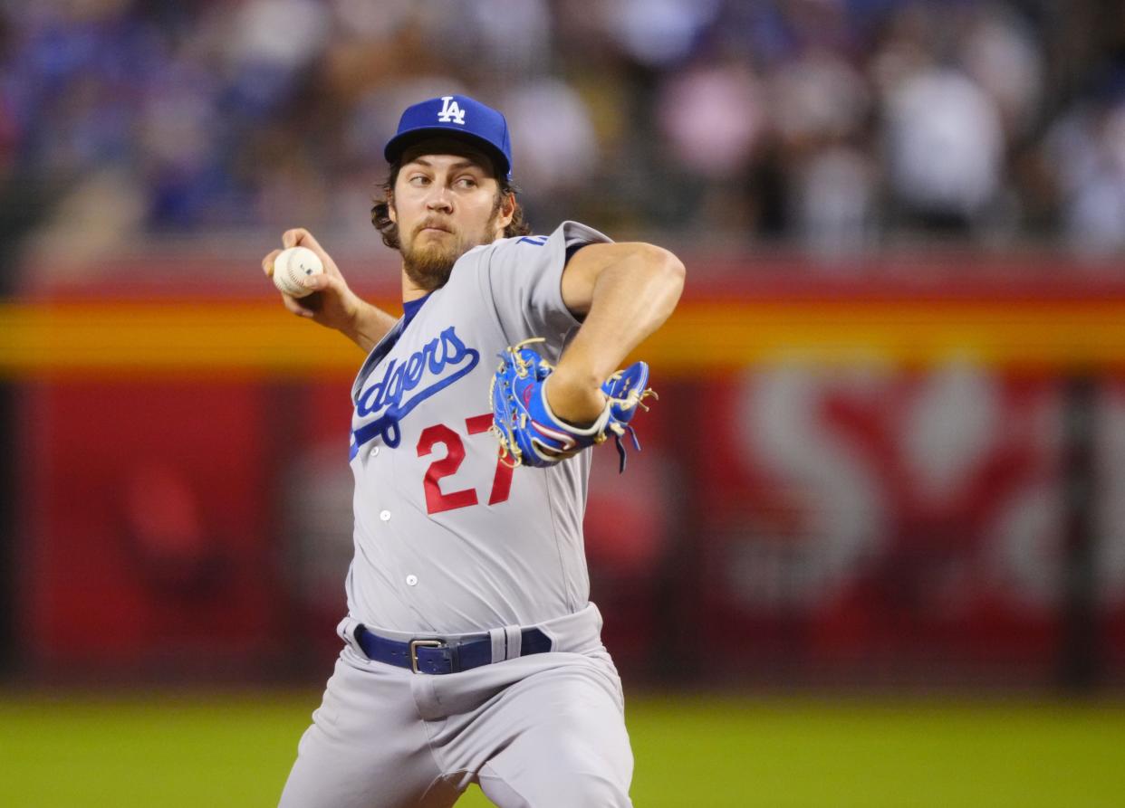 Former Dodgers pitcher Trevor Bauer is now playing in Japan.