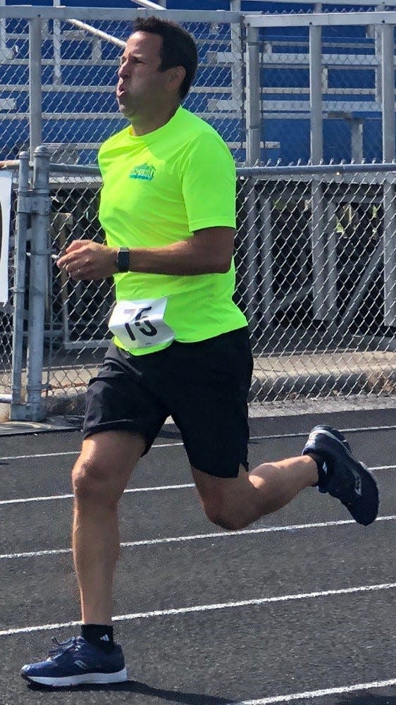 James Krenis was running a mile under seven minutes before he had triple bypass surgery to open up three blocked arteries. He's hoping to work his way to a quicker mile time now that his blood can flow freely in and out of his heart.