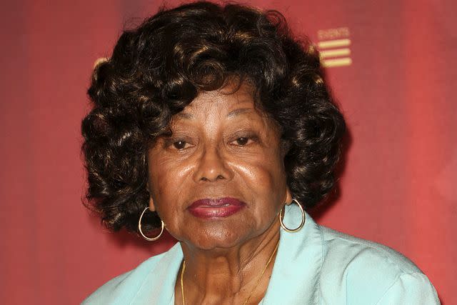 <p>Jason LaVeris/FilmMagic</p> Katherine Jackson attends the Jackson Family press conference at Beverly Hills Hotel on July 25, 2011