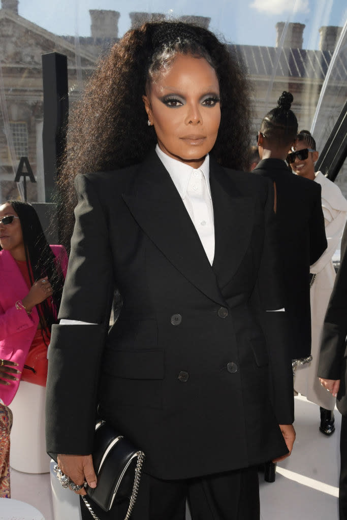 Closeup of Janet Jackson