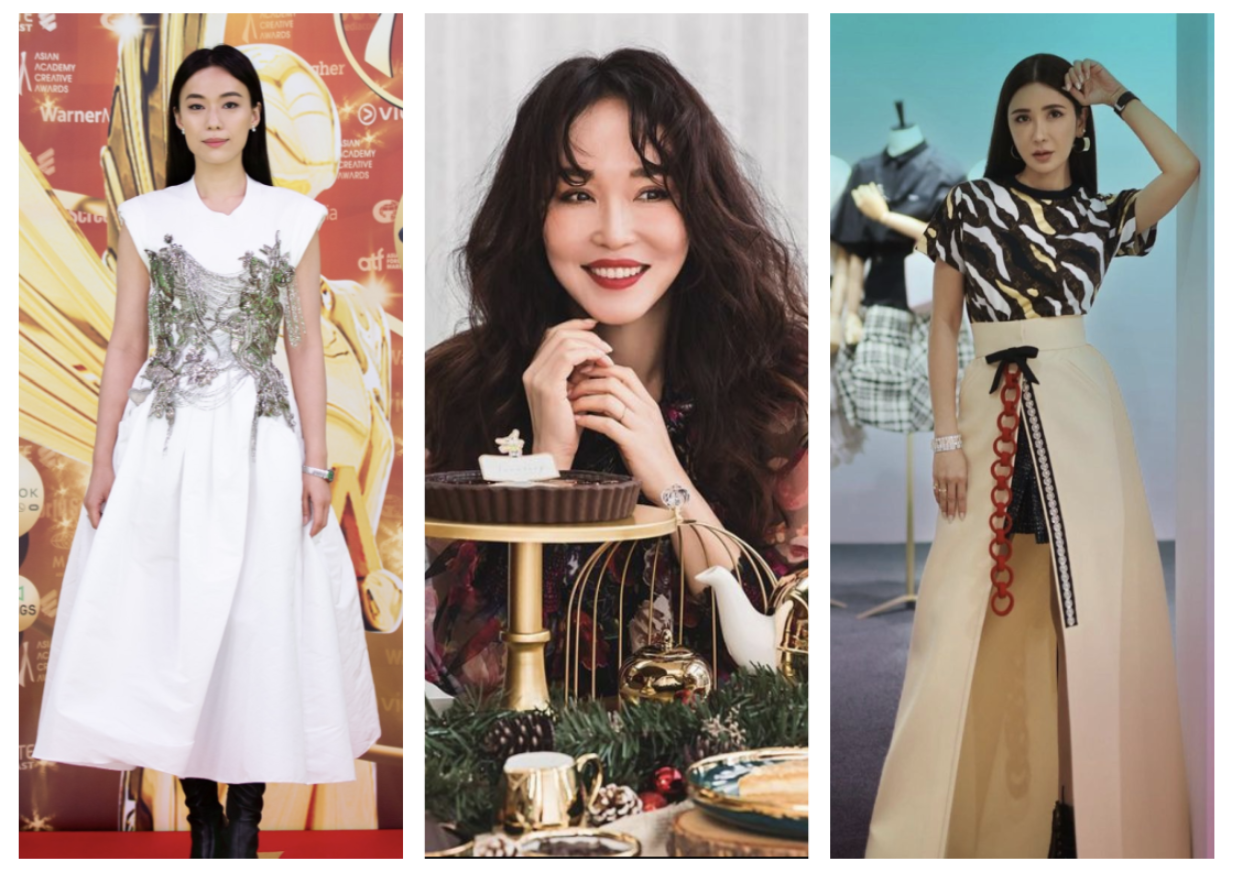 Rebecca Lim, Fann Wong and Jaime Chua are among Yahoo Singapore's top ten most-searched female celebrities of 2021. (Photos: Alexander McQueen, Instagram/Fann Wong, Instagram/Jaime Chua)