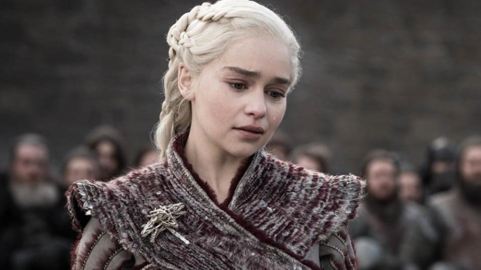 Emilia Clarke as  Daenerys Targaryen in Game of Thrones