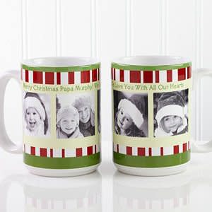Christmas Photo Message Personalized Coffee Mug
