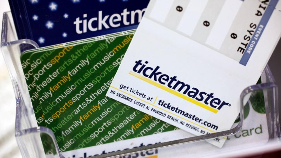 PHOTO: In this May 11, 2009, file photo, Ticketmaster tickets and gift cards are shown at a box office in San Jose, Calif. (Paul Sakuma/AP. FILE)