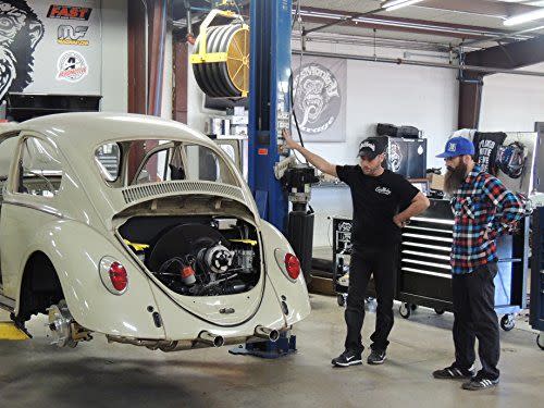 Motor vehicle, Vehicle, Car, Classic car, Classic, Vintage car, Volkswagen beetle, Automobile repair shop, Subcompact car, Antique car, 