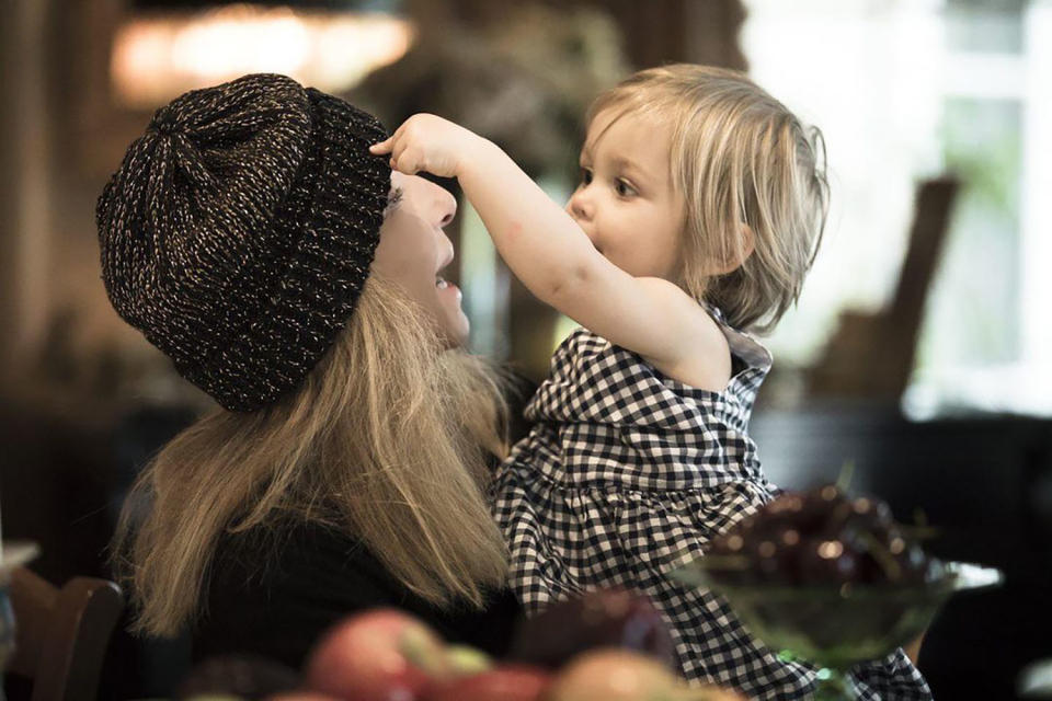 Barbra Streisand with Her Granddaughter Westlyn