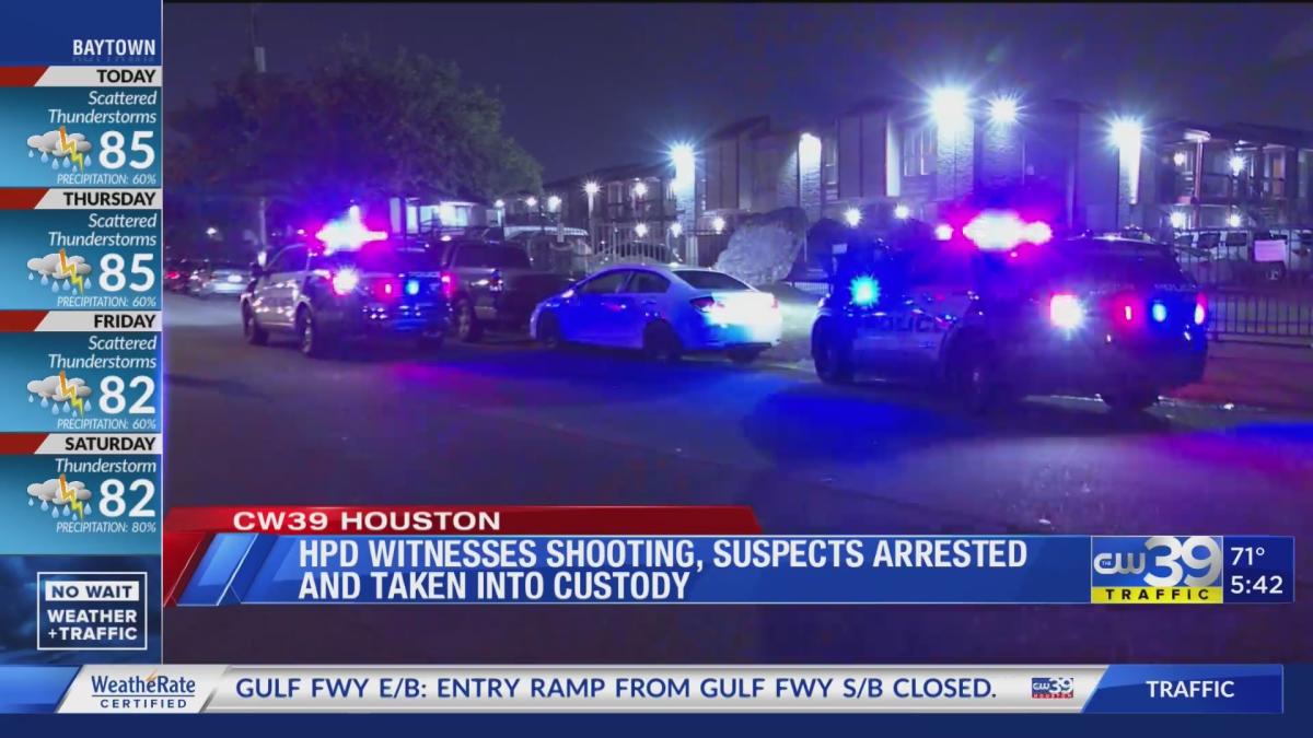 HPD witness shooting, suspects arrested | CW39 Houston