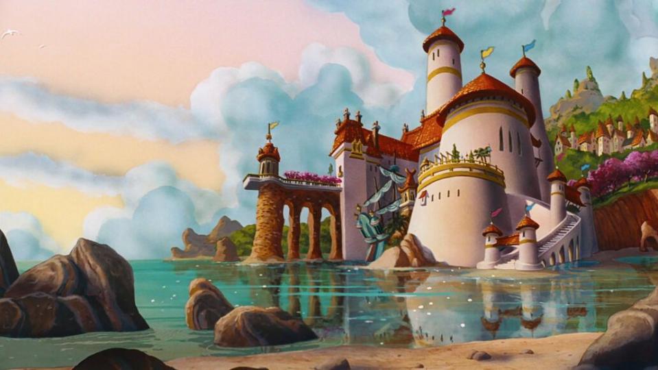 MOVIE: Prince Eric's Castle in <i>The Little Mermaid</i>