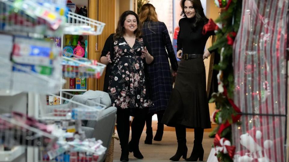 the princess of wales visits sebby's corner in barnet