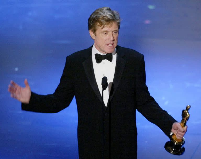 Robert Redford recibió un Oscar honorífico en 2002